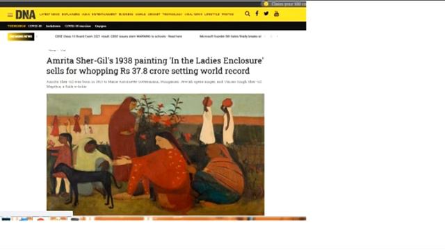 Amrita Sher-Gil most expensive Painting | India | Gaitonde | RJ preeti смотреть онлайн