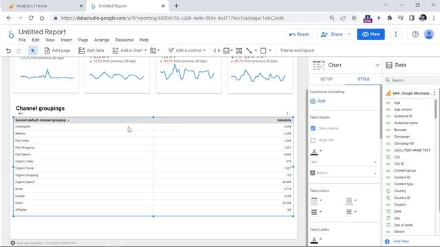 Looker Studio tutorial for Google Analytics 4 (2023) | GA4 + Google Data Studio смотреть онлайн