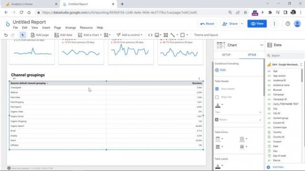 Looker Studio tutorial for Google Analytics 4 (2023) | GA4 + Google Data Studio