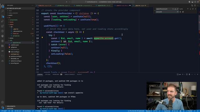 Next.js Authentication Tutorial using React Context API and Appwrite смотреть онлайн