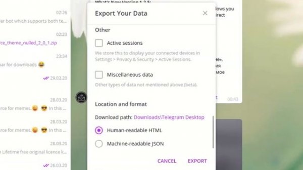 How to Backup Telegram Chat ✅ Export Telegram Chat Data Photos Videos in HTML & JSON ✔| Som Tips