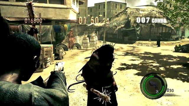 HD Resident Evil 5 : Playable Agitator Majini in Civilian Checkpoint Map ! смотреть онлайн