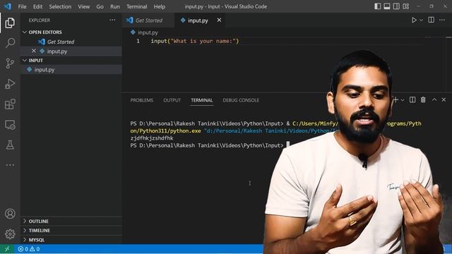 #4 Python for Beginners in తెలుగు | Programming Tutorial | input() from user | @RakeshTaninki смотреть онлайн