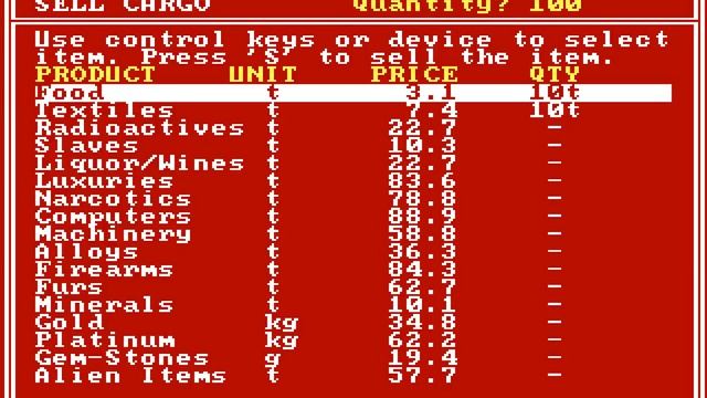 ELiTE (PC/DOS) 1987, Acornsoft Limited "CGA-4 Color" смотреть онлайн