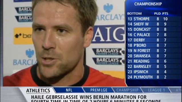 michael owen and Darren fletcher inteview after match смотреть онлайн