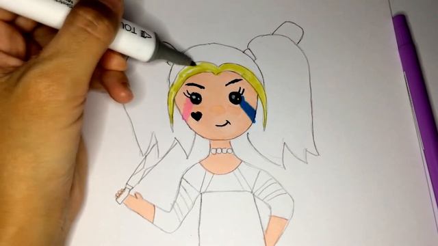КАК РИСОВАТЬ ХАРЛИ КВИНН ♥ KAWAII Harley Quinn | HOW TO DRAW Harley Quinn смотреть онлайн