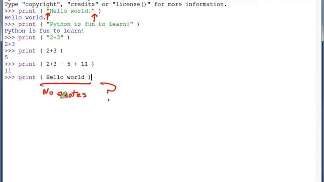 Chapter 1: Python print statement смотреть онлайн