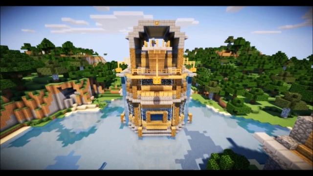 Minecraft Water Tower Design смотреть онлайн