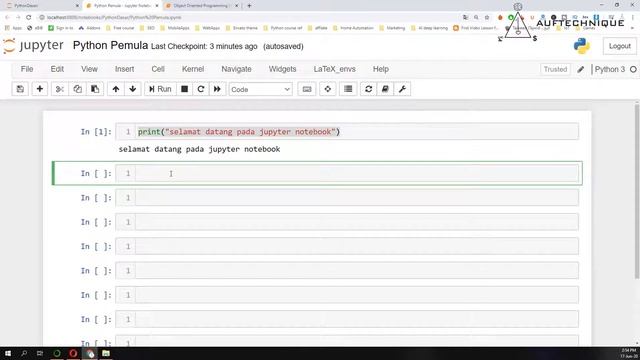 5. [Tutorial Python untuk pemula] Menggunakan Jupyter Notebook смотреть онлайн