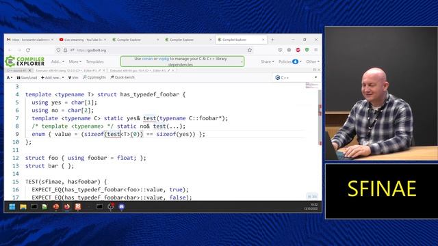 Магистерский курс C++ (МФТИ, 2022-2023). Лекция 6. SFINAE. смотреть онлайн