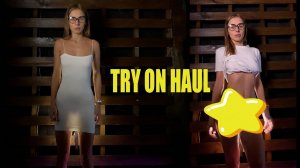 🔞 Try on haul T-shirt and dresses.