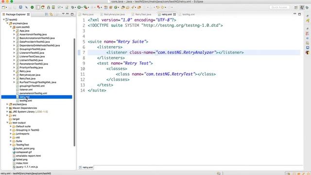 Retry of Failed Test Cases in TestNG смотреть онлайн