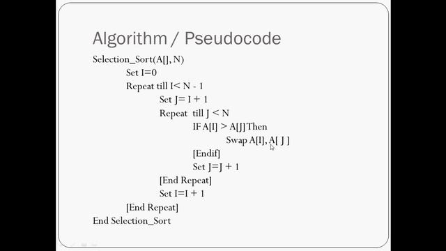 Algorithm and Complexity of Selection Sort | Data Structures and Algorithms смотреть онлайн