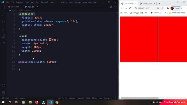 HTML CSS Quick Course 11 | Media Query Responsive Design смотреть онлайн