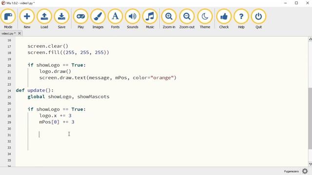 Animate Screens in Pygame Zero смотреть онлайн