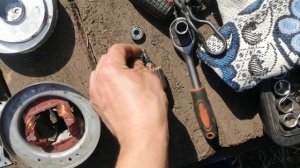 Ремонт пылесоса Philips.разборка  Двигатель Phb9c-t kcl230-19.замена подшипников.