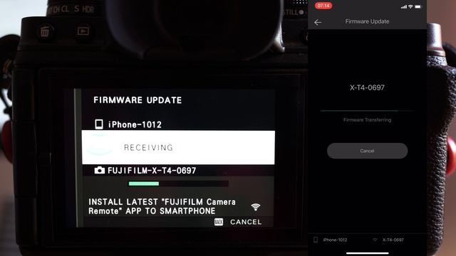 Fujifilm X T4 wireless firmware update - Ver 1.01 | Fujifilm app смотреть онлайн