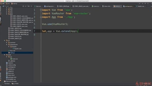 vue.js实战教程(高仿饿了么APP) 5-3 组件拆分（下） смотреть онлайн
