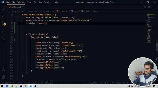14. Update Table After Save Office | Ajax | Django смотреть онлайн