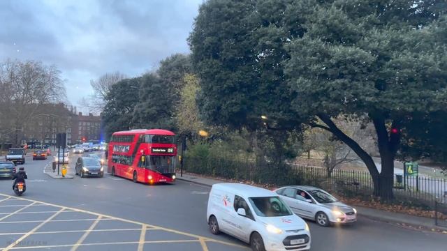 London Double-decker Bus Ride From Southwest London To City Centre, Bus 159 - Streatham To Oxford S