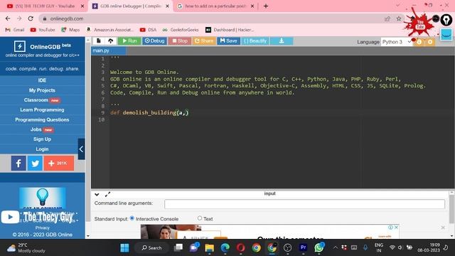 TCS DCA CODING QUESTION | PYTHON SERIES | DEMOLISH BUILDING смотреть онлайн