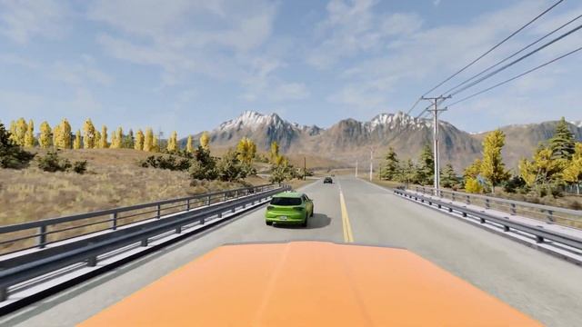 Highway Car Crashes #1 - BEAMNG DRIVE смотреть онлайн