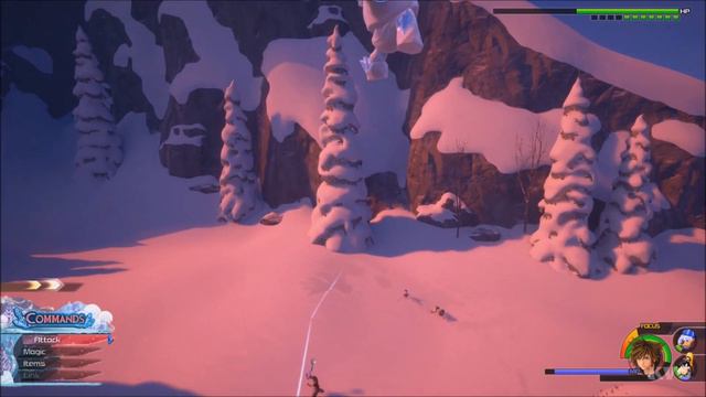 Kingdom Hearts 3 - The Snow Monster - Boss Fight | Gameplay (PS4 HD) [1080p60FPS] смотреть онлайн