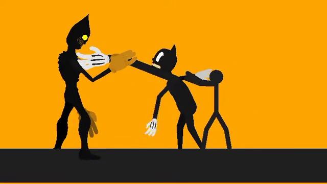 bendy vs cartoon cat part 2 stick nodes смотреть онлайн