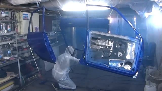 ПЕРВЫЙ РАЗ ПОКРАСИЛ АВТО СВОИМИ РУКАМИ (ремонт и покраска машины ваз 2109 2114 бюджетно бесплатно) смотреть онлайн