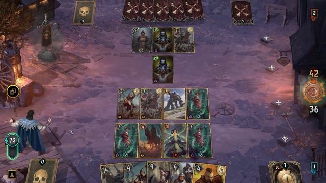 GWENT Rogue Mage BULKWARK FULL RUN GAMEPLAY смотреть онлайн