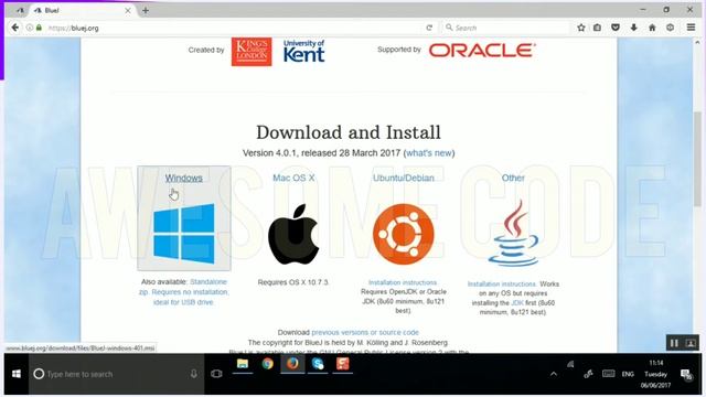 ICSE Java 8, 9, 10 : #1 - How to download BlueJ for Java learning | How to download BlueJ | HINDI смотреть онлайн