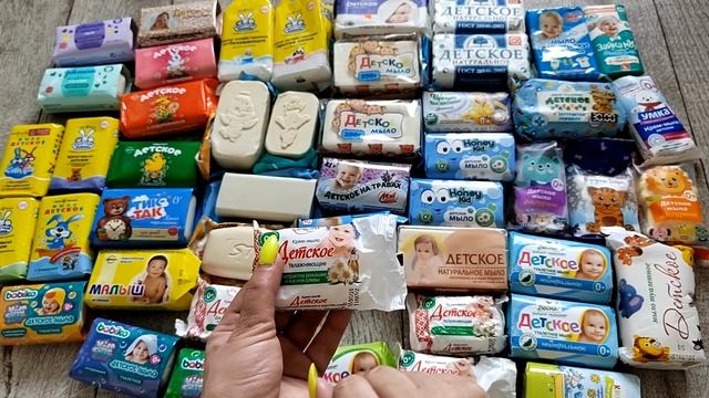 Моя коллекция детского мыла, обзор детского мыла/обзор ароматов/АСМР/ASMR.My Collection of Baby Soa смотреть онлайн
