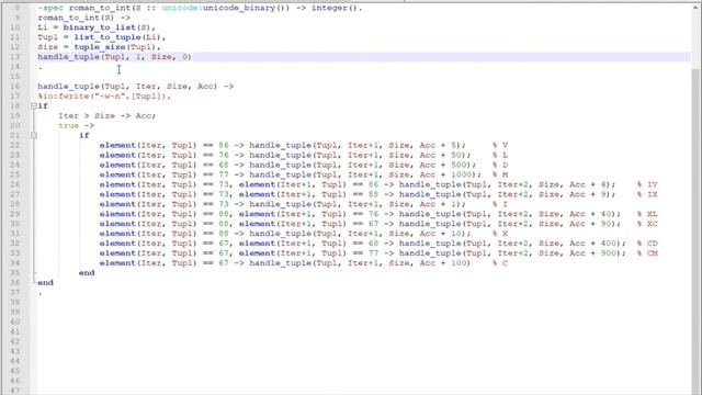 LeetCode 13 Erlang смотреть онлайн