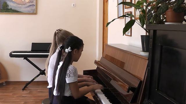 уч.номер 2505-4-ввсз Фортепианный дуэт Соболева Диана Шалашова Кристина смотреть онлайн