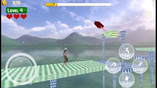 Stuntman Water Run Game l Stuntman water run for kids games смотреть онлайн
