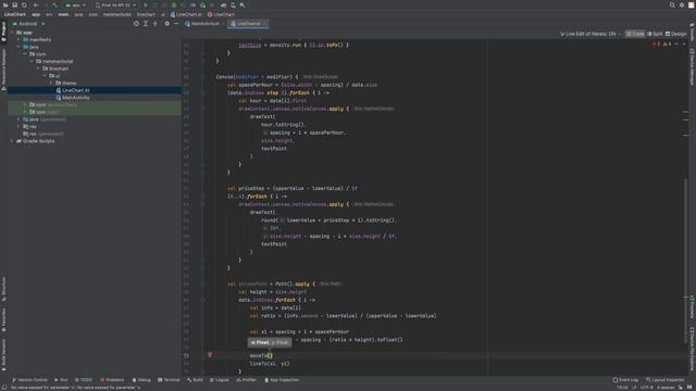Custom Line Chart | Android - Jetpack Compose смотреть онлайн