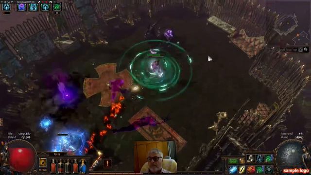 Assassin Shadow Blade Vortex lvl 59 Kill Maligaro Act 7 Chamber Sins POE Harbinger League смотреть онлайн