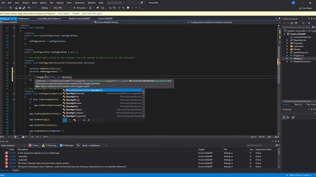 3 Agregar Swagger y Swagger UI - Curso de como crear un M.P.V con Dotnet Core + Angular + SqlServe смотреть онлайн