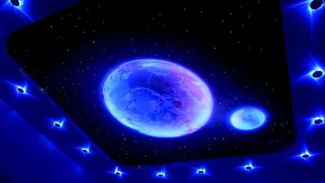 Супер красивый натяжной потолок 'Звездное небо' Super beautiful ceiling starry sky смотреть онлайн