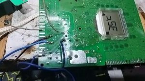 Обвязка платы газового котла cs0297c Baxi ECO . Пуск на столе. Плата после устранения неисправности