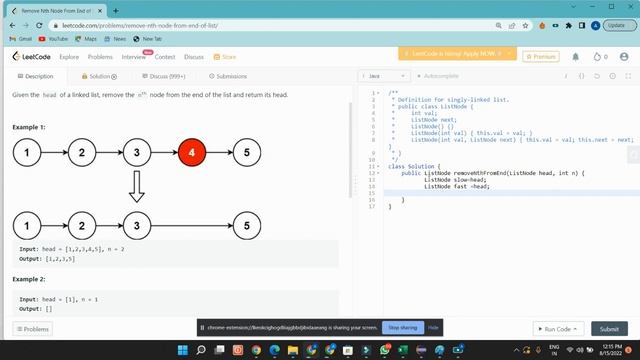 Remove Last Nth Node from Linked List смотреть онлайн