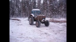 Т-40АМ работа в лесу...