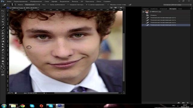 Ретушь лица в photoshop смотреть онлайн