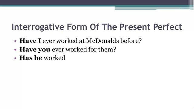 Learn English Grammar - Present Perfect For Talking About Job Interviews смотреть онлайн