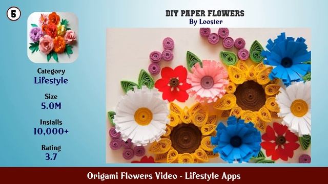 Top 10 Origami Flowers Video Android Apps смотреть онлайн