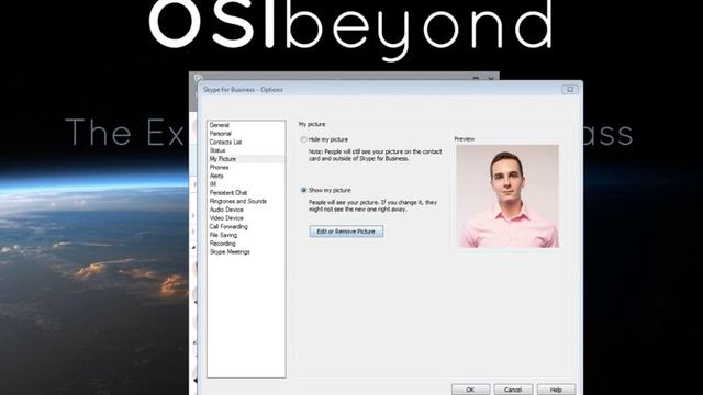 22 - How to Add a Profile Picture to Skype for Business смотреть онлайн