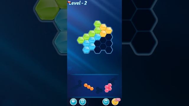 BLOCK! Hexa Puzzle! Challenger Level 2 (Rotate) - Lösung Solution Walkthrough