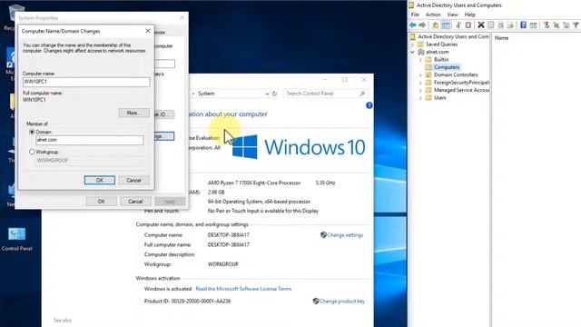 Adding Computers to Active Directory | Introduction to Windows Server 2016 Course смотреть онлайн