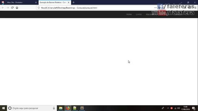 Como criar um Banner Rotativo com Bootstrap - Desenvolvimento Web смотреть онлайн