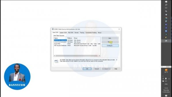 HOW TO SETUP ODBC DRIVER CONNECTION TO MSSQL DATABASE.